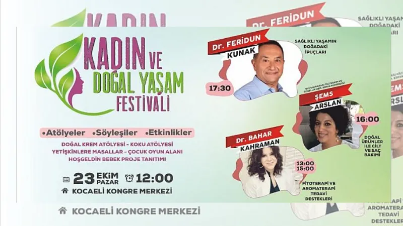 Kadın ve Doğal Yaşam Festivali başlıyor