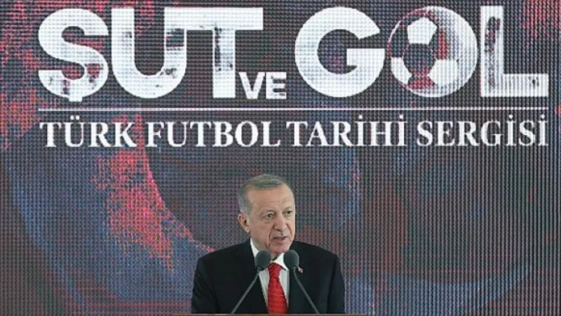 “Şut ve Gol: Türk Futbol Tarihi Sergisi”, Cumhurbaşkanı Erdoğan tarafından açıldı