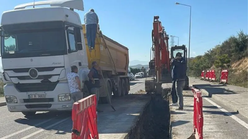 Gebze Muallimköy’de Atıksu Terfi Hattı Yapılıyor