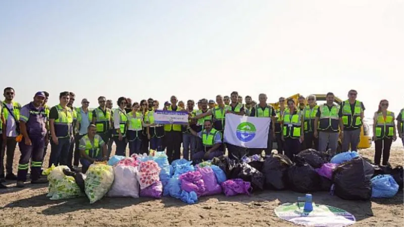 Mersin Uluslararası Limanı çalışanları geleneksel “Go Green” kampanyası kapsamında yarım ton atık topladı