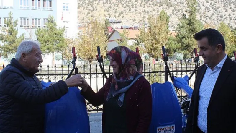 Bozkır Belediyesi 41 Üreticiye yüzde 80 Hibeli Çapa Motoru Desteği Sağladı