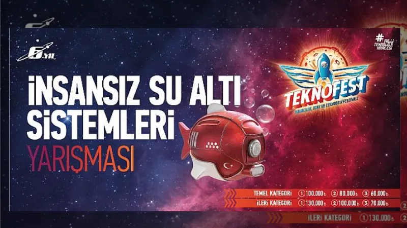 TEKNOFEST 2023 İnsansız Su Altı Sistemleri Yarışması Başvuruları Devam Ediyor