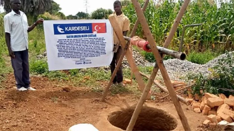 Kardeş Eli Derneği Bartın Amasra’da Hayatını Kaybeden Maden Şehitlerinin Anısına Su Kuyusu Açtı