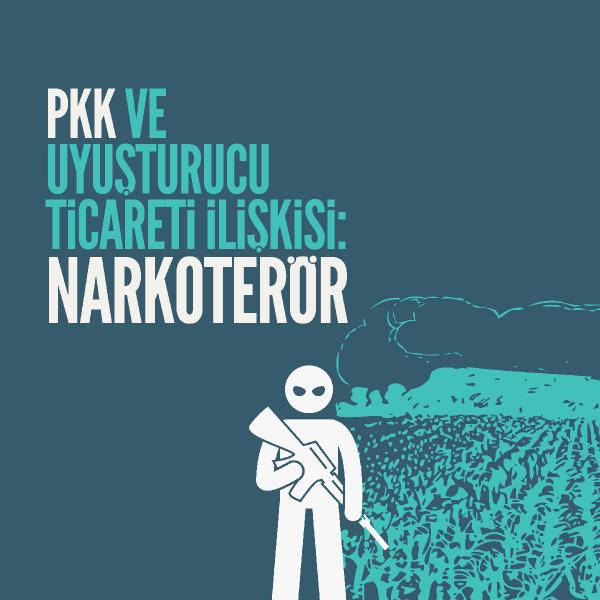 Narkotik: Uyuşturucudan gelir sağlayan PKK, yandaşları ve NARKOTERÖR'le mücadelede kararlıyız