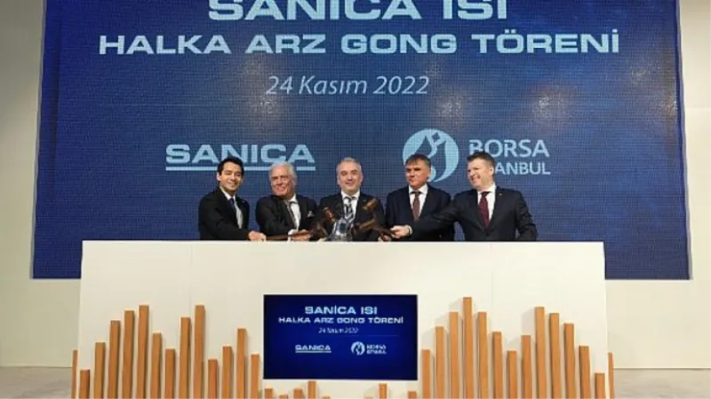 Borsa İstanbul’da Gong Sanica Isı için çaldı