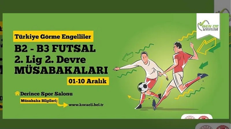 Görme Engelliler Futsal Turnuvası Kocaeli'de