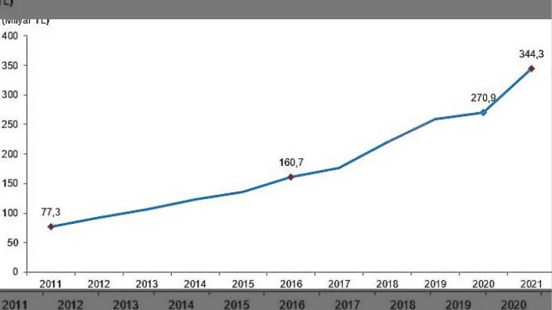 Eğitim harcamaları yüzde 27,1 artarak 344 milyar 341 milyon TL oldu