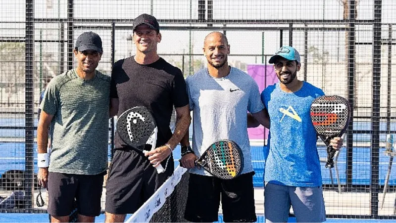 Premier Padel, Katar 2022 FIFA Dünya Kupası'nda ilk futbol-padel "Efsaneler" turnuvasına ev sahipliği yapıyor