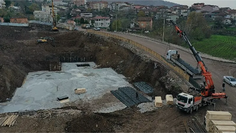 Başiskele Termal Tesiste fore kazık imalatı tamamlandı