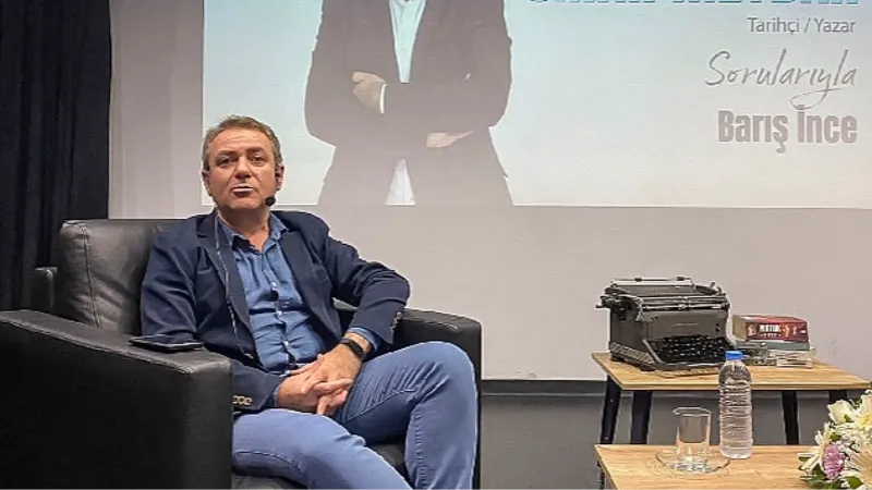 'Konak Söyleşileri'nin konuğu Sinan Meydan oldu