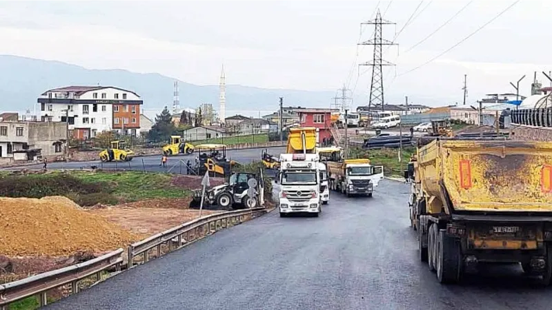 Körfez İlimtepe yolu asfaltlandı