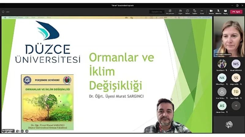 EÜ ÇEVMER'den “Ormanlar ve İklim Değişikliği" semineri