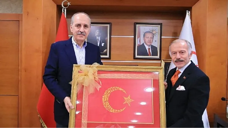 Numan Kurtulmuş'tan Bayrampaşa Belediye Başkanı Atila Aydıner'e ziyaret