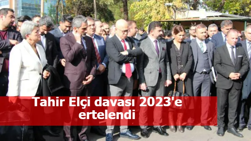 Tahir Elçi davası 2023'e ertelendi