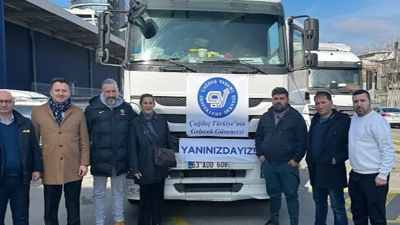 Çağdaş Yaşamı Destekleme Derneği'nden Deprem Bölgelerine Destek