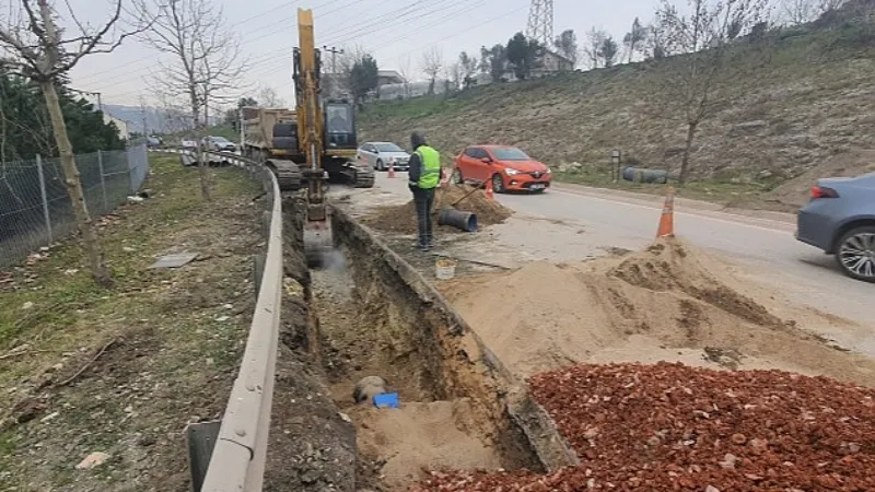 İzmit Yeşilova Köprülü Kavşak Projesi Kapsamında Altyapı Çalışmaları Başladı