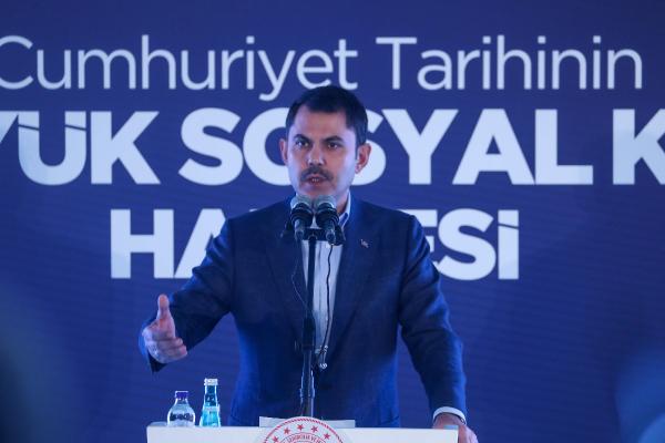 Bakan Kurum 'İlk Evim İlk İş yerim' projesinin detaylarını anlattı