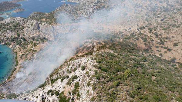 Marmaris'te makilik yangını çıkaran çobana gözaltı