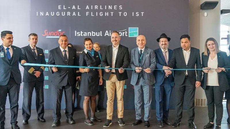 El Al Grubu'na ait Sun d'Or Havayolları İGA İstanbul Havalimanı uçuşlarına yeniden başladı