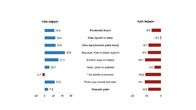 TÜİK: Perakende Satış Endeksleri, Şubat 2023