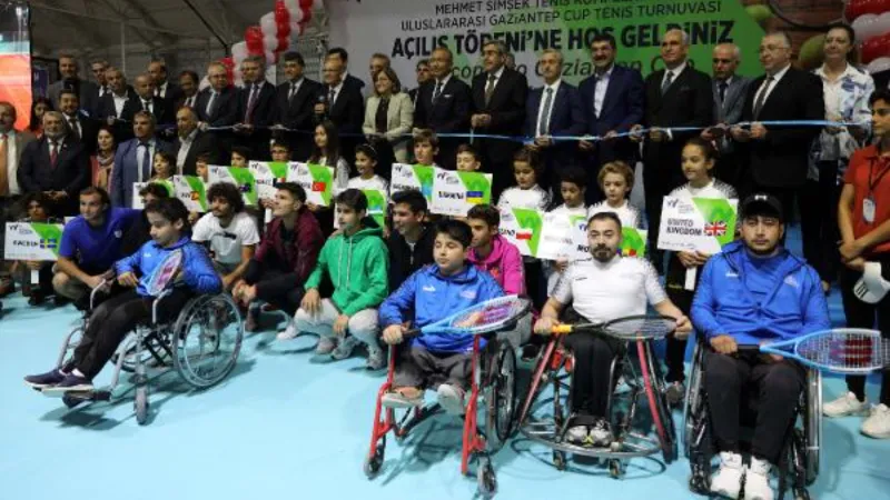 Uluslararası Gaziantep Cup Tenis Turnuvası başladı