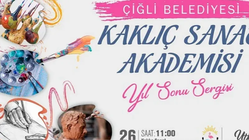 Çiğlili Kursiyerlerden Yıl Sonu Sergisi