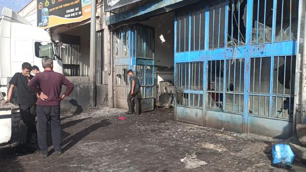 Kayseri'de kamyonun yakıt deposunda patlama: 4 yaralı