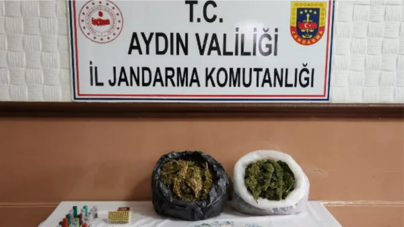 Aydın'da 2 kilo esrarla yakalanan şüpheli serbest