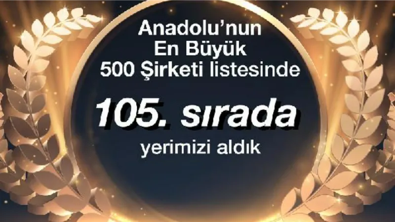 ANKUTSAN, Anadolu 500 sıralamasında 26 basamak yükseldi