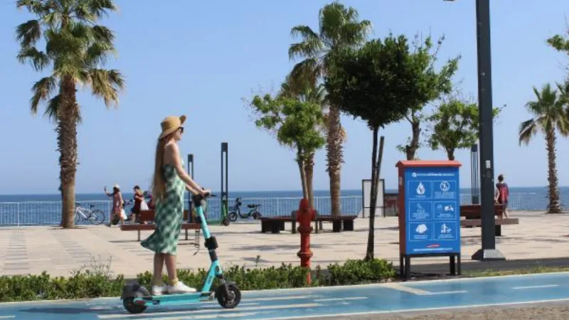 Antalya'da skuter için hız ve yol sınırı