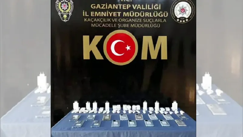 Gaziantep'te 1 milyon 490 bin kaçak makaron ele geçirildi