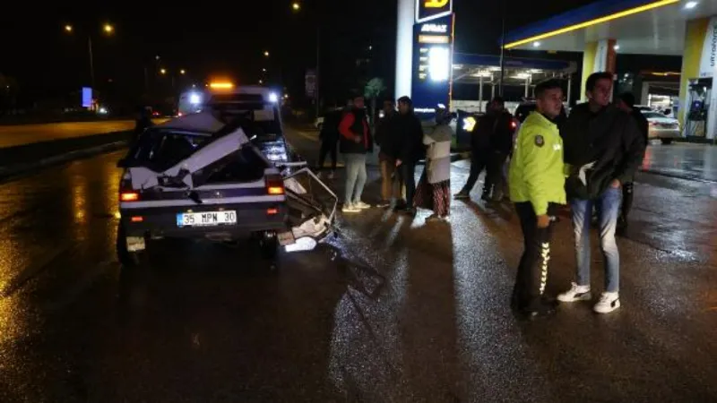 Kırmızı ışık ihlali kazaya neden oldu: 2 yaralı