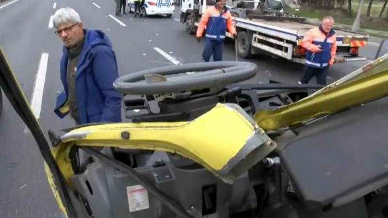 Bahçelievler'de kaza yapan kamyonetin sürücüsü: Buradan nasıl kurtuldum bilmiyorum