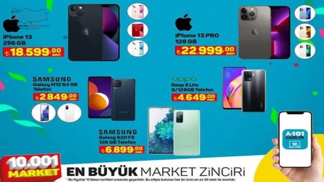 A101 iPhone 13 geldi mi? 2.000 TL indirimli iPhone 13 - iPhone 13 Pro satışı başladı mı?