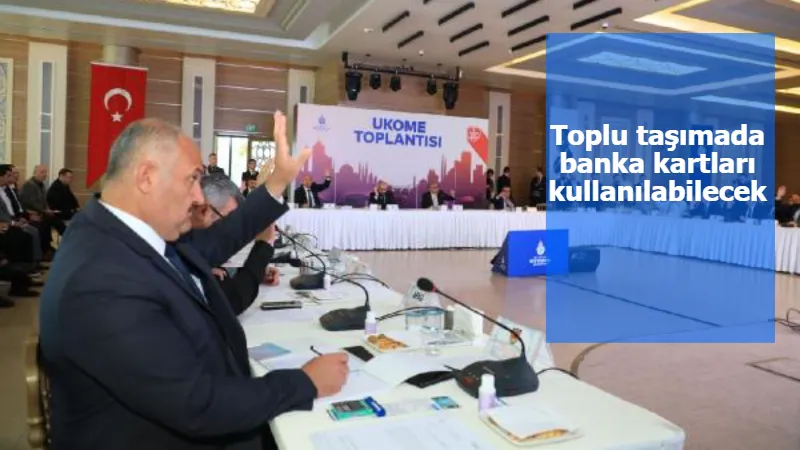 Toplu taşımada banka kartları kullanılabilecek