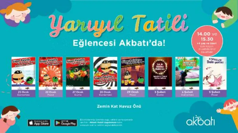 Akbatı'da yarıyıl tatiline özel etkinlikler