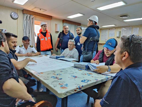 Kilyos açıklarındaki Fulmar S gemisinin denetimleri tamamlandı