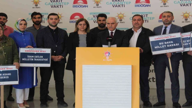 AK Parti Gaziantep’ten ’27 Mayıs’ açıklaması