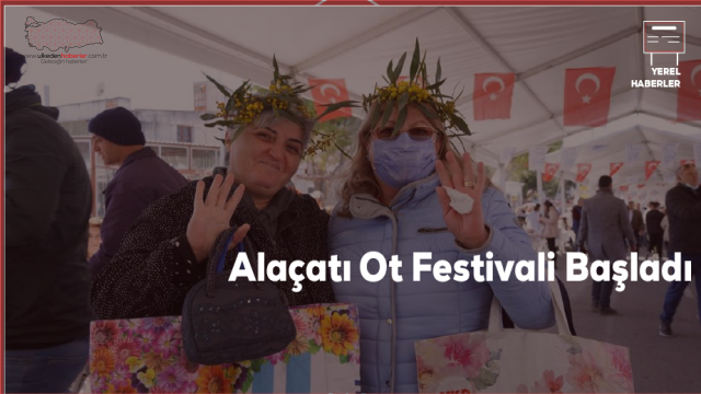 Alaçatı Ot Festivalinde sanat izi