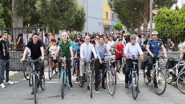 Aliağa’da Pedallar Sağlık İçin Çevrildi