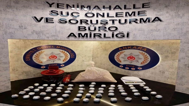 Ankara’da 6 kilo 220 gram eroin ele geçirildi