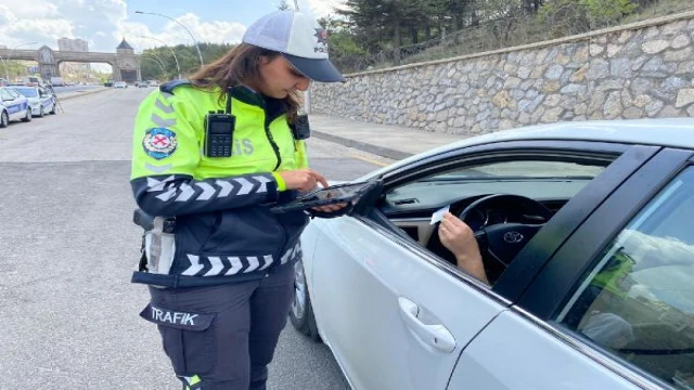 Ankara’da bayram öncesi 1500 polisle trafik denetimi