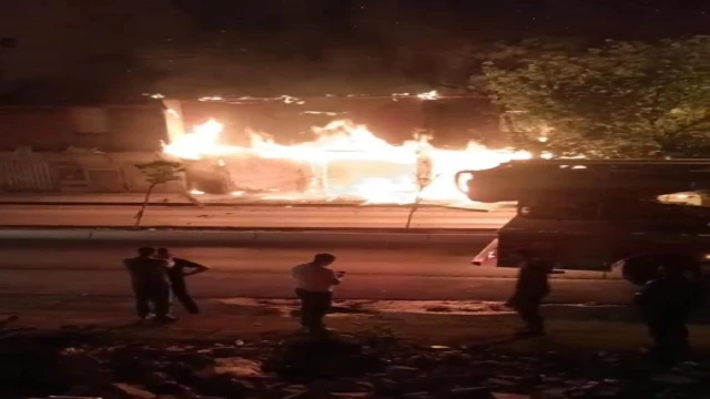 Ankara’da iki katlı binada yangın