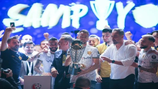 Ankaragücü’nden coşkulu şampiyonluk kutlaması