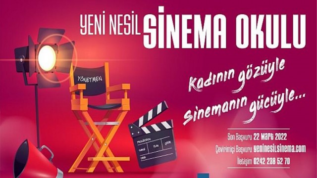 Antalya Büyükşehir Belediyesi’nden Yeni Nesil Sinema Okulu