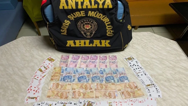 Antalya’da kumar operasyonu