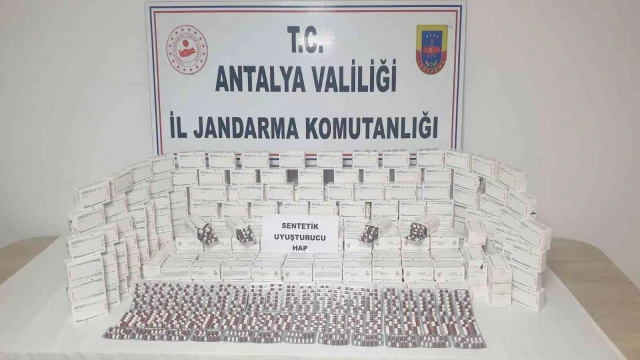 Antalya’da piyasa değeri 1 milyon 500 bin TL değerinde uyuşturucu ele geçirildi