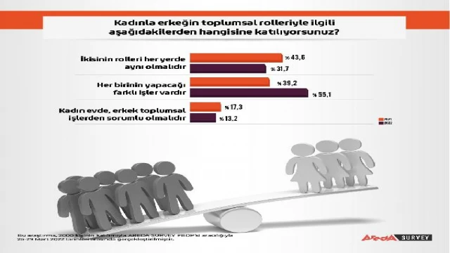 Araştırma: Toplumsal cinsiyet rollerine ilişkin kalıplarda değişim yaşanıyor