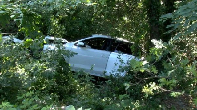 Arnavutköy’de ormana düşen otomobildeki 3 kişi yaralandı