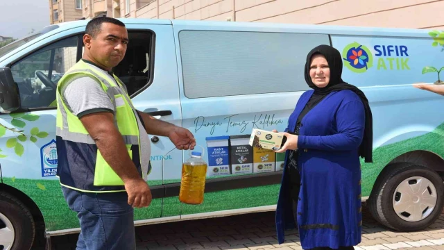 Atık dönüşümüne Yıldırımlı kadınlardan destek